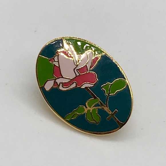 VTG Flower Lapel Pin - Picture 6 of 8